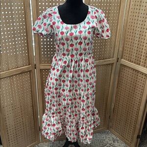 Floral Puff Sleeve‎ Dress